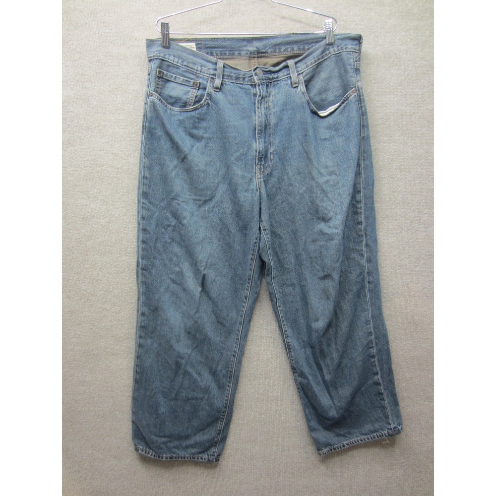 Levis Premium 578 Baggy Fit Jeans Mens 36x30 Blue Denim Wide Leg 90s Style